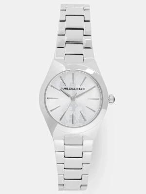 Karl Lagerfeld zegarek damski kolor srebrny R0553105512
