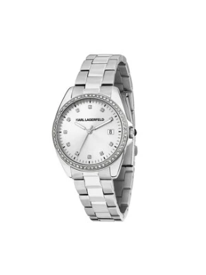 KARL LAGERFELD Zegarek R0553101510 Srebrny