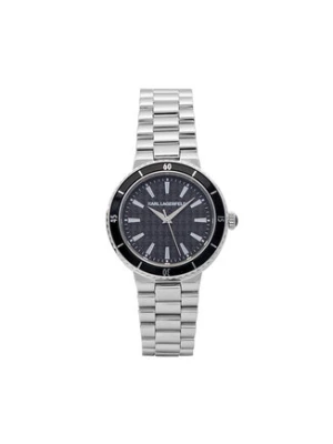 KARL LAGERFELD Zegarek R0553104502 Srebrny