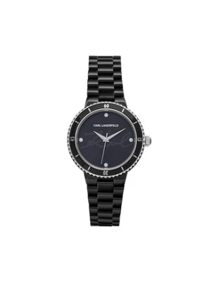 KARL LAGERFELD Zegarek R0553104504 Czarny