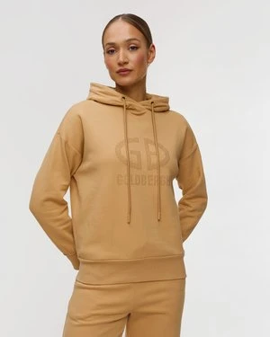 Karmelowa Bluza Z Kapturem Damska Goldbergh Giorgia