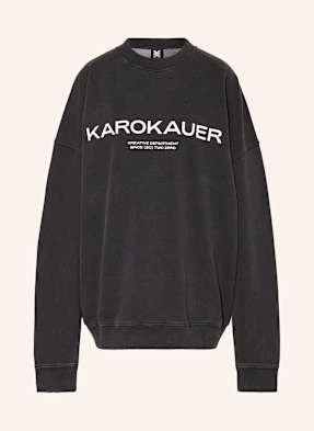 Karo Kauer Bluza Nierozpinana Oversize grau