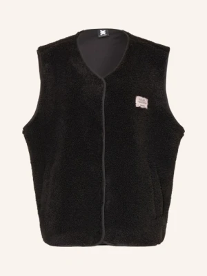 Karo Kauer Kamizelka Oversize Z Pluszu schwarz