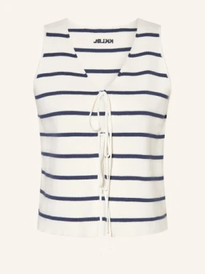 Karo Kauer Kamizelka Z Dzianiny weiss