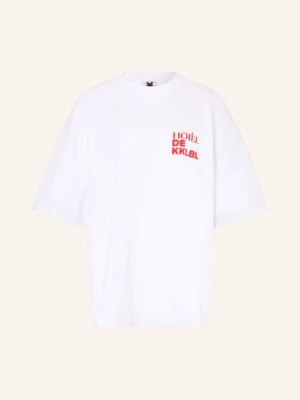 Karo Kauer Koszulka Oversize weiss