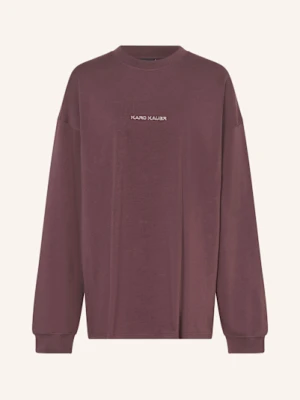 Karo Kauer Koszulka Oversize Z Długim Rękawem braun