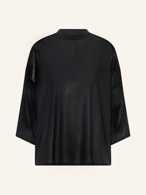 Karo Kauer Koszulka Oversize Z Siateczki Z Rękawami 3/4 schwarz