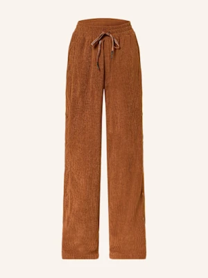 Karo Kauer Spodnie Sztruksowe braun