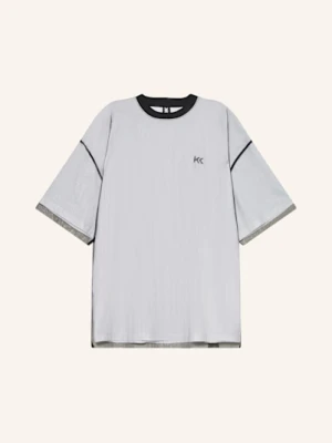 Karo Kauer T-Shirt schwarz