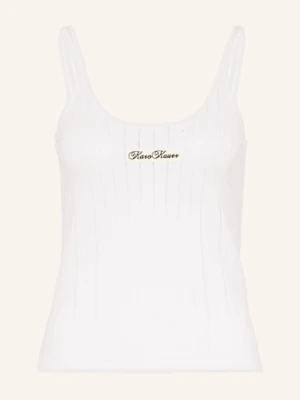 Karo Kauer Top Z Dzianiny weiss