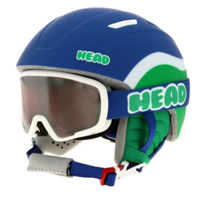 Kask narciarski Head Mojo Set Blue/Green 328664 Niebieski