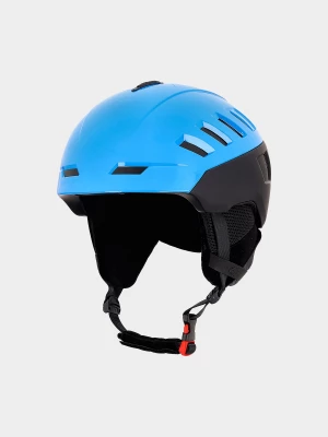 Kask narciarski uniseks - turkusowy 4F