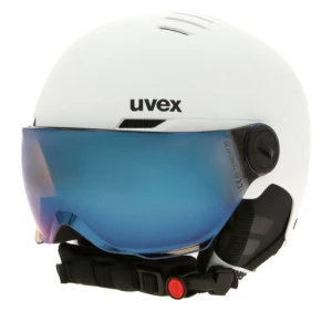 Kask narciarski Uvex Rocket Jr. Visor 56/6/263/10/03 Biały