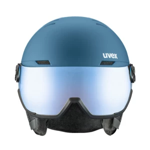 Kask narciarski Uvex Wanted Visor 56/6/262/00/05 Niebieski