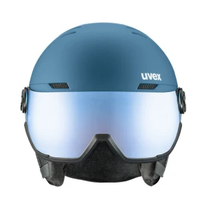 Kask narciarski Uvex Wanted Visor 56/6/262/00/05 Niebieski