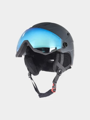 Kask narciarski z goglami uniseks - szary 4F