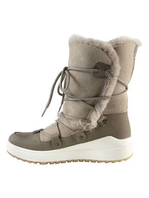 Kastinger Skórzane kozaki zimowe "Wannera" w kolorze brązowym rozmiar: 38