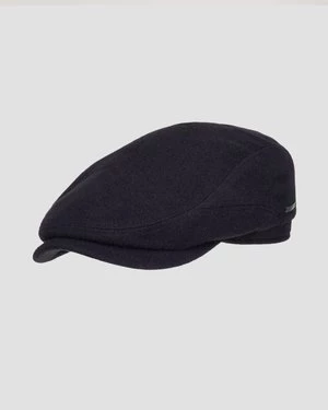 Kaszkiet Męski Stetson Driver Cap Wool Cashmere Granatowy