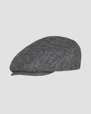 Kaszkiet Wełniany Męski Stetson Driver Cap Wool Szary