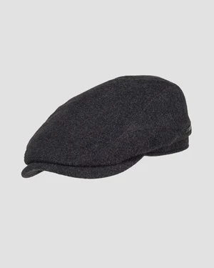 Kaszkiet Wełniany Męski Stetson Driver Cap Wool Cashmere Ciemnoszary