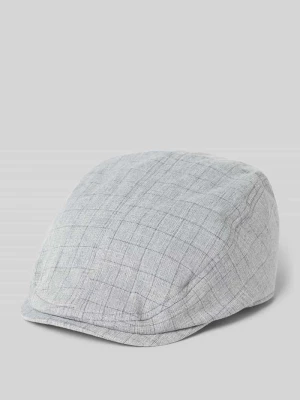 Kaszkiet z dodatkiem wiskozy model 'Karo' Müller Headwear Jasnoszary