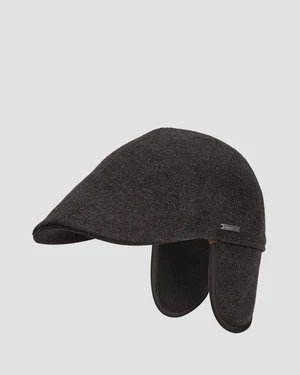 Kaszkiet Z Nausznikami Męski Stetson Texas Wool Cashmere Ef Szary