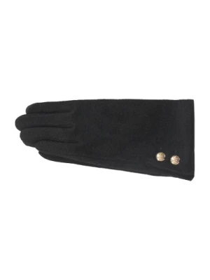 Kaszkmirowe Damskie Rękawiczki z Guzikami z Logo Ralph Lauren