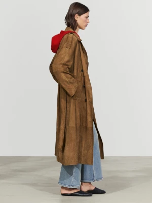 Czapka Z Kaszmiru Z Wiązaniem - Czerwony - Massimo Dutti - Female