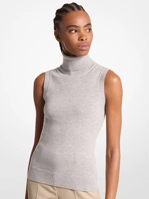 Kaszmirowy golf bez rękawów MICHAEL KORS COLLECTION