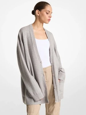 Kaszmirowy kardigan o kroju oversize MICHAEL KORS COLLECTION