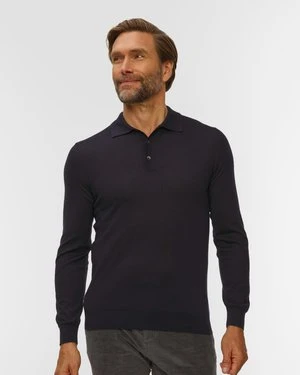 Kaszmirowy Sweter Polo Męski Pashmere
