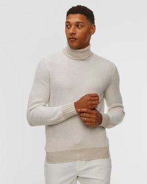 Kaszmirowy Sweter Z Golfem Męski Gran Sasso