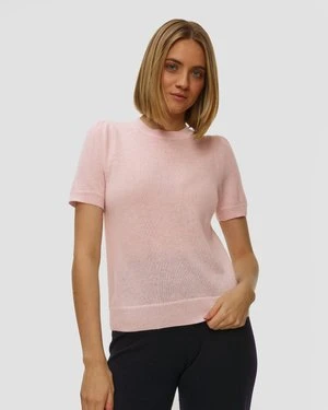 Kaszmirowy Sweter Z Krótkim Rękawem Damski Allude