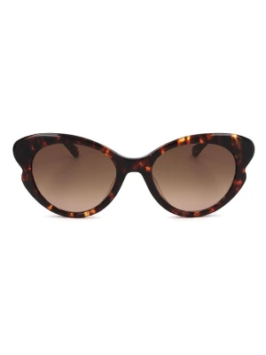 Kate Spade Damskie okulary przeciwsłoneczne w kolorze brązowym rozmiar: 53