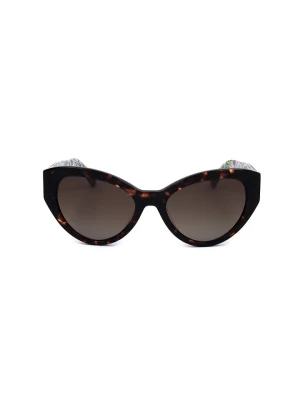 Kate Spade Damskie okulary przeciwsłoneczne w kolorze brązowym rozmiar: 55
