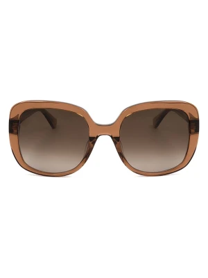 Kate Spade Damskie okulary przeciwsłoneczne w kolorze jasnobrązowym rozmiar: 56
