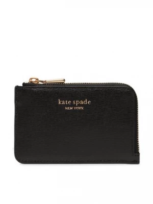 Kate Spade Etui na karty kredytowe Morgan Saffiano Leather Zip Ca K8919 Czarny