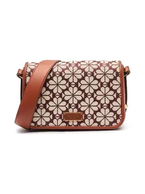 Kate Spade Listonoszka Spade Flower Jacquard | z dodatkiem skóry