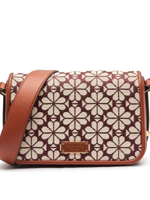 Kate Spade Listonoszka Spade Flower Jacquard | z dodatkiem skóry
