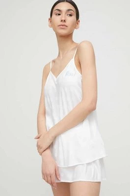 Kate Spade piżama damska kolor biały satynowa