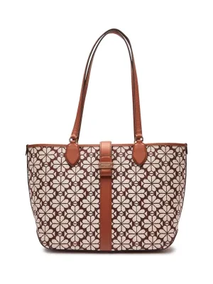 Kate Spade Shopperka Spade Flower Jacquard | z dodatkiem skóry