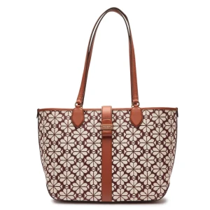 Kate Spade Shopperka Spade Flower Jacquard | z dodatkiem skóry