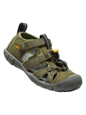 Keen Sandały trekkingowe "Seacamp II" w kolorze khaki rozmiar: 25/26