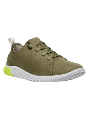 Keen Skórzane sneakersy "KNX Lace" w kolorze oliwkowym rozmiar: 36