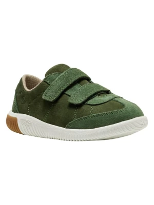 Keen Skórzane sneakersy "KNX T-TOE DS" w kolorze zielonym rozmiar: 25, 5