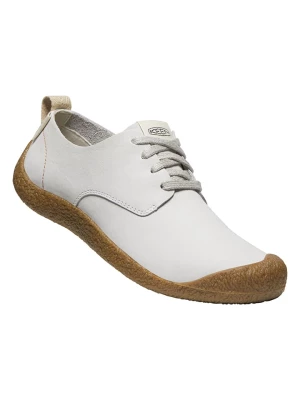 Keen Skórzane sneakersy "Mosey Derby" w kolorze białym rozmiar: 38,5