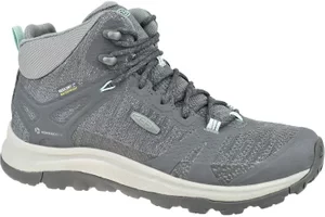 Keen W Terradora II Mid WP 1022353, Damskie, Szare, buty trekkingowe, tkanina, rozmiar: 36