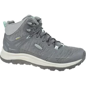 Keen W Terradora II Mid WP 1022353, Damskie, Szare, buty trekkingowe, tkanina, rozmiar: 36