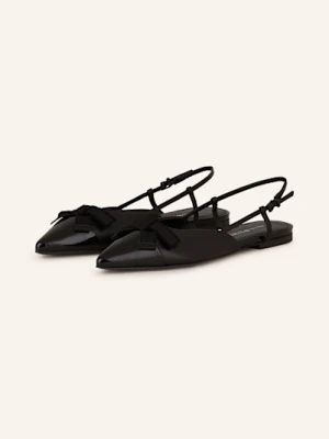 Kennel & Schmenger Baleriny Z Odkrytą Piętą Greta schwarz