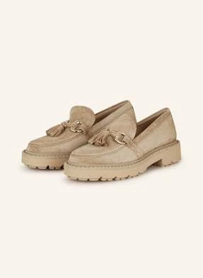 Kennel & Schmenger Loafersy Na Platformie Alea beige